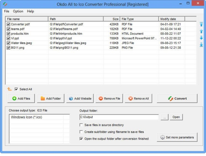 All to Ico Converter Professional screenshot