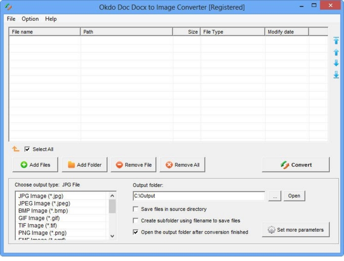 Doc Docx to Image Converter screenshot