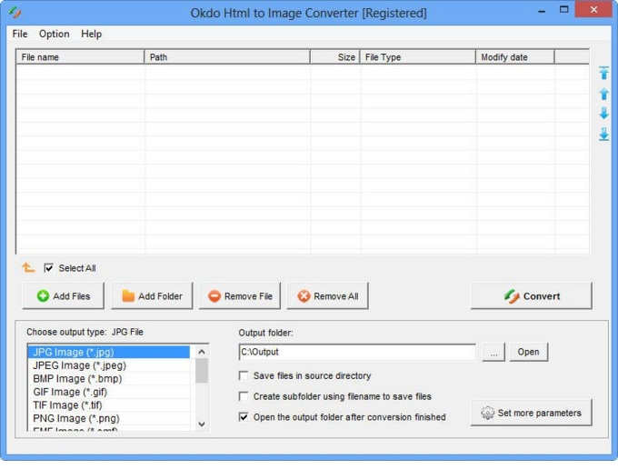 Html to Image Converter screenshot