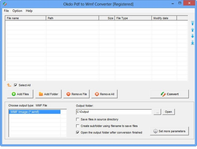 Pdf to Wmf Converter screenshot